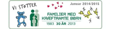 Vi støtter familier med kræftramte børn Vi støtter